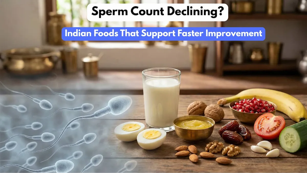 Best Indian Food to Increase Sperm Count Naturally and Improve Male Fertility