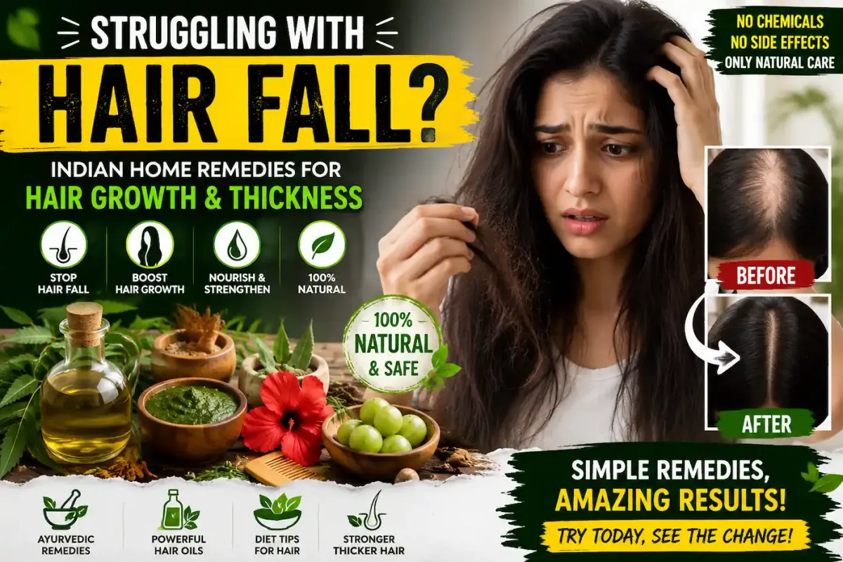 Indian Home Remedies for Hair Growth and Thickness | Natural Methods That Actually Work